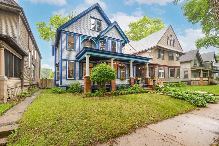 Beautiful 1888 Victorian Home Full of Historic Charm in Milwaukee’s Concordia Neighborhood