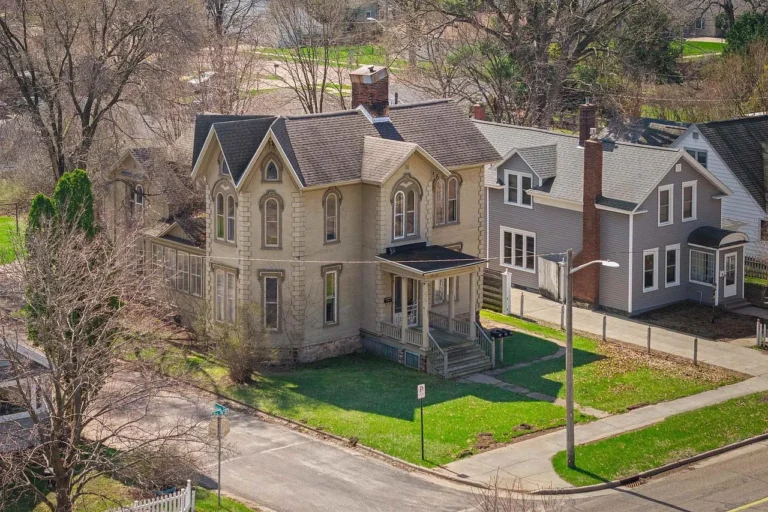 Historic 1878 Italianate Home with Wisconsin River Views and Endless Restoration Potential